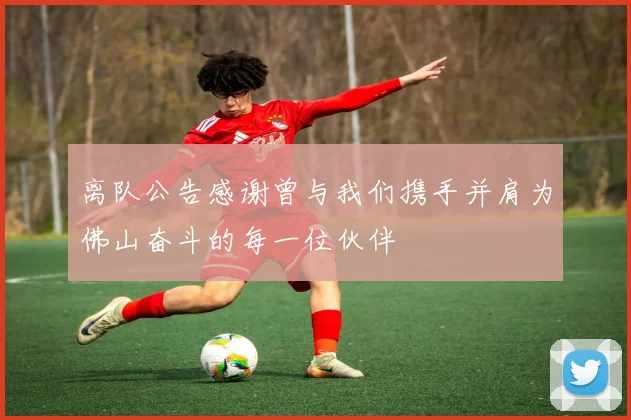 离队公告感谢曾与我们携手并肩为佛山奋斗的每一位伙伴