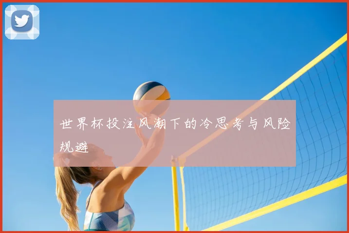 世界杯投注风潮下的冷思考与风险规避