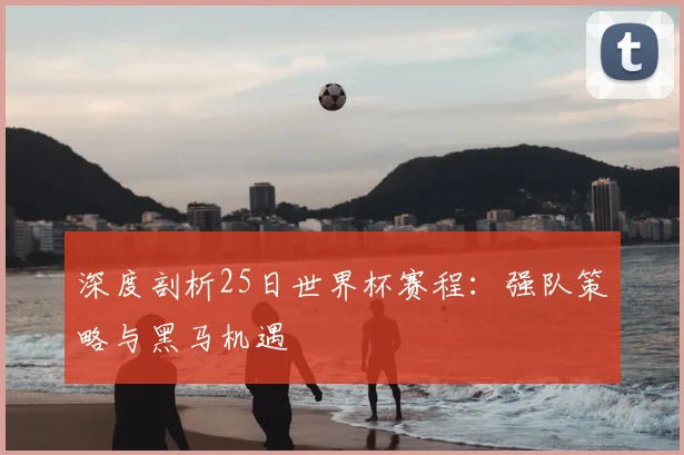 深度剖析25日世界杯赛程：强队策略与黑马机遇